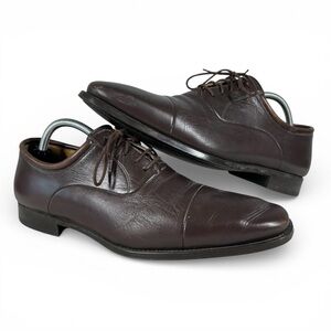 Magnanni Federico $325 Men's Cap Toe Oxfords Dress Shoes Size 10 D Leather 12654